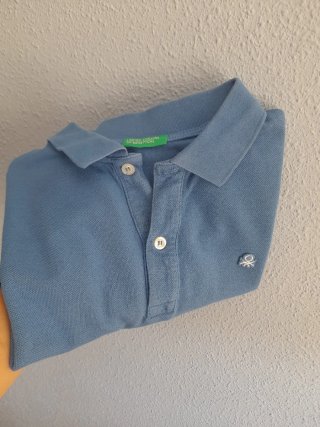 Polo United Colors of Benetton azul