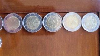 27 Monedas 2€ Conmemorativas España