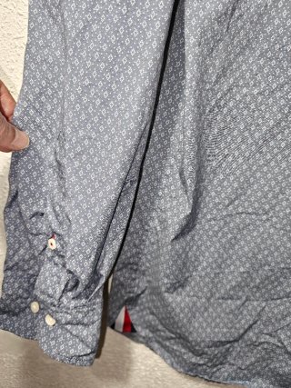 Camisa Tommy Hilfiger Manga Larga Azul
