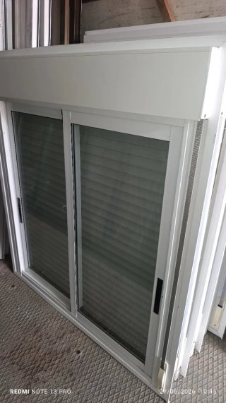 Ventana corredera aluminio cristal doble