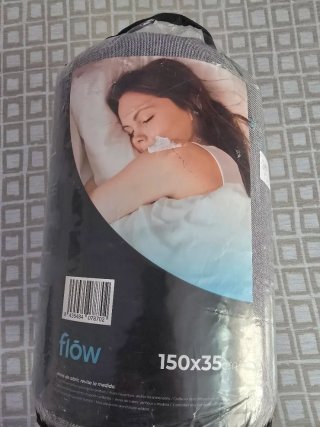 Almohada Cecotec 150x35cm Tela Gris