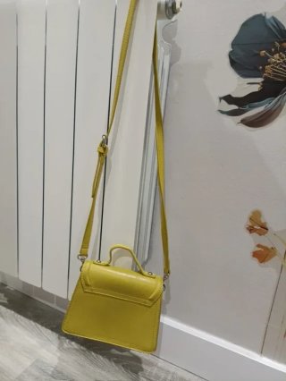 Bolso bandolera Lefties amarillo lima