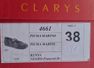 Zapatos Clarys charol niña Talla 38