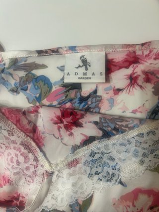 Camisón Admas floral encaje talla M