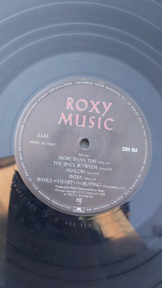 Roxy Music - Avalon LP