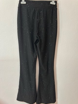Pantalone a zampa elegante nero