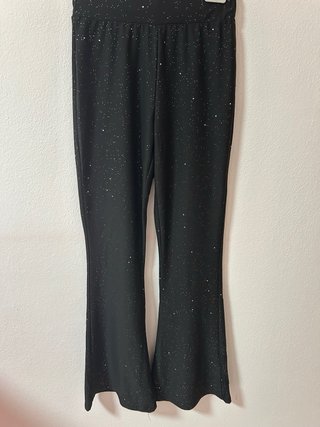 Pantalone a zampa elegante nero