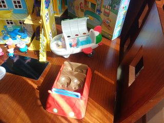Lote Juguetes Peppa Pig: Casa, Avión, Coche,...