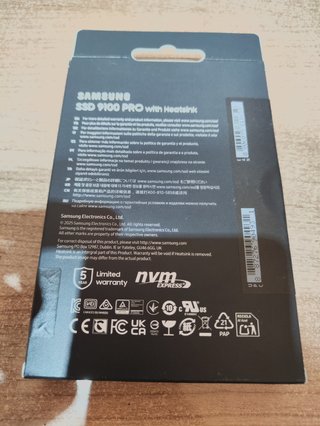 SSD Samsung 9100 Pro 4TB NVMe PCIe 5.0