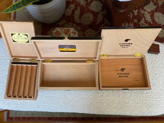 Colección Cajas Vacías Cohiba Puros