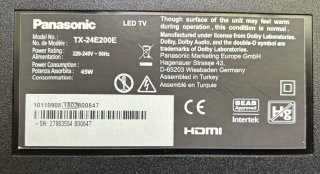 TV Monitor Panasonic TX-24E200E 24 pulgadas