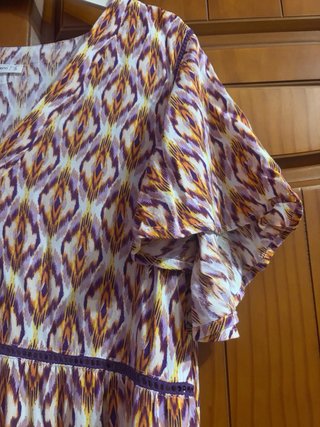 Vestido corto estampado verano