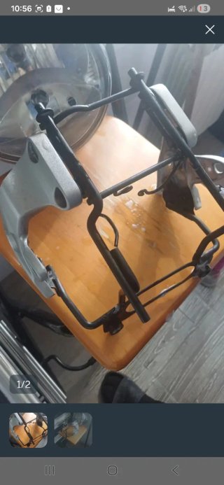 Araña con soportes de faro honda cb 600 hornet 05