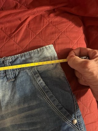 Pantalón vaquero pirata azul Talla 46