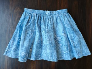 Falda azul 12 años