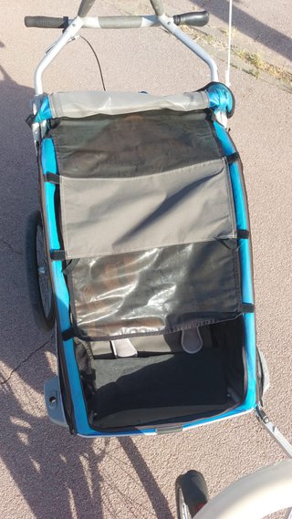 Bici eléctrica + Remolque 2 niños + Silla