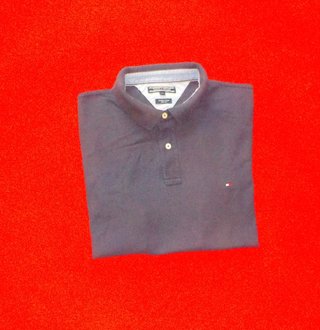 Polo Tommy Hilfiger Negro Talla XXL