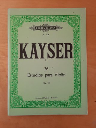 Kayser - 36 Estudios para Violín Op. 20