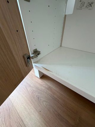 Mobile TV Ikea Bianco e Legno