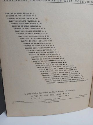 Cuentos de Hadas Nórdico y japonés año 1958