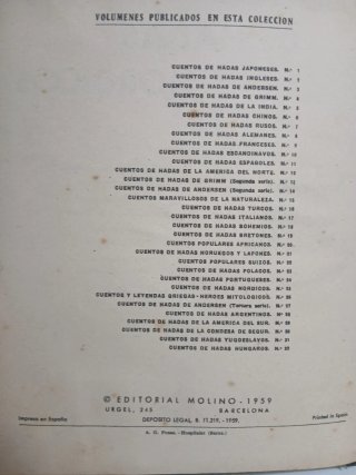 Cuentos de Hadas Nórdico y japonés año 1958
