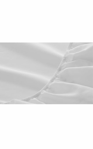 Sábana Bajera Ajustable Blanca