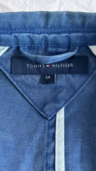 Americana Tommy Hilfiger Lino y Algodón T.54