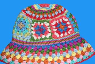 Gorro Crochet Granny Squares