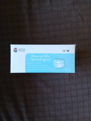 Mascarilla Quirúrgica Martin Vecino Azul