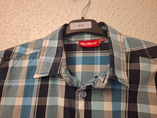 Camisa Kickers Manga Corta Talla M Cuadros