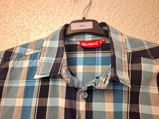 Camisa Kickers Manga Corta Talla M Cuadros