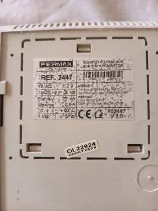Telefonillo Fermax Blanco
