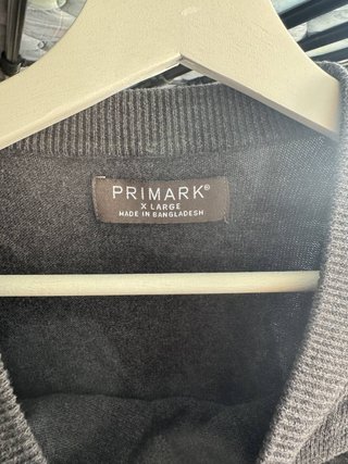 Jersey básico gris Primark talla XL