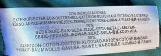 Vestido Massimo Dutti seda verde talla S