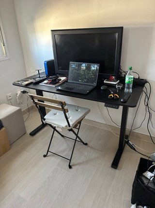 Escritorio elevable Flexispot lite negro 140x60