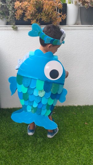 Disfraz Pez Artesanal Infantil