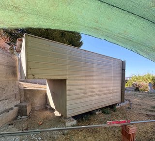 Cajón de camión metálico