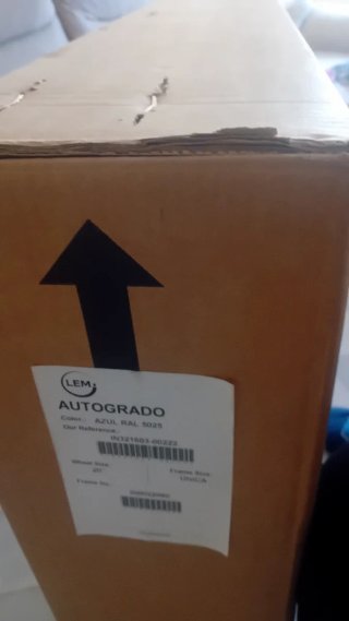 Bicicleta Plegable a estrenar Lem 20" Autogrado