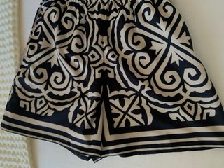 Conjunto veraniego dos piezas beige y negro