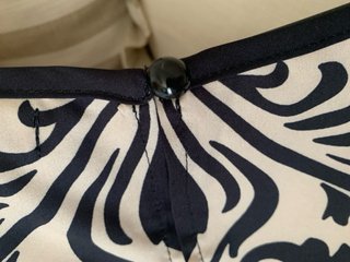 Conjunto veraniego dos piezas beige y negro