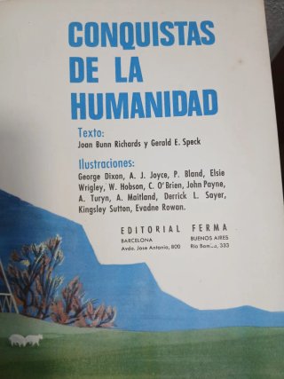 Conquistas de la Humanidad Libro