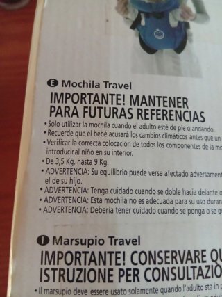 Mochila Portabebés Jane Maternity