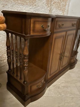Mueble recibidor de madera Vintage