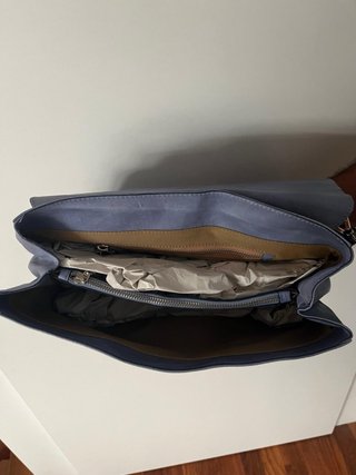 Bolso Piel Vintage Azul/Gris Edición Limitada