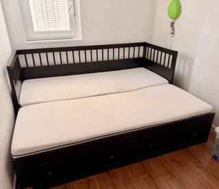 Cama nido con 2 cajones y colchones