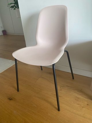 4 Sillas Diseño Rosa Pálido