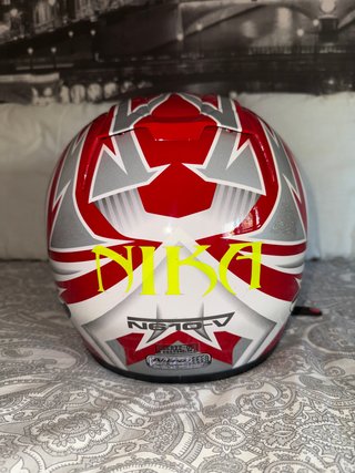 Casco Nitro Racing Rojo Talla M + Guantes