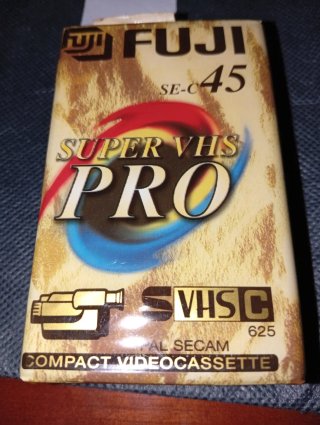 Cintas Super VHS Pro Fuji SE-C 45