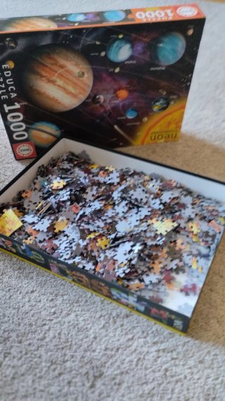 Puzzle Educativo 1000 Peças Sistema Solar