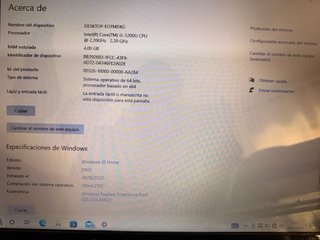 Portátil Lenovo Negro Casi Sin Uso